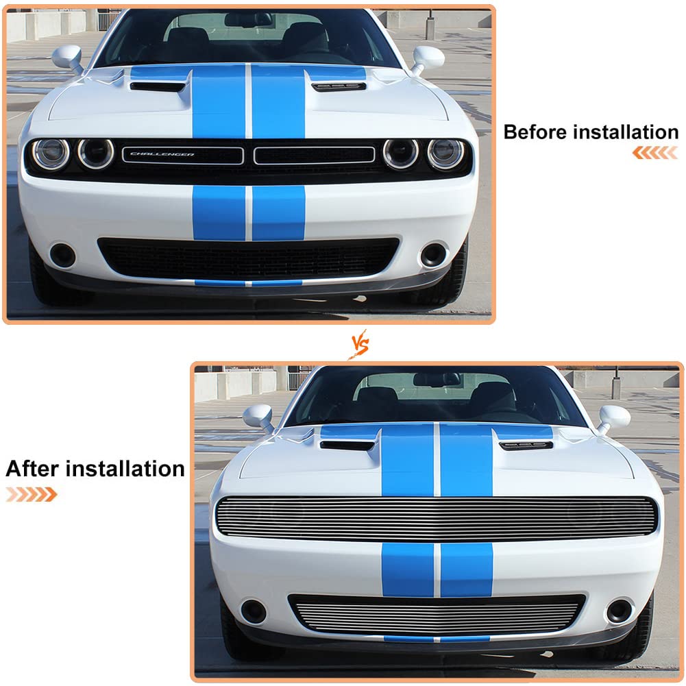 Amazon.co.jp: フロントクロームグリルビレットグリルインサート